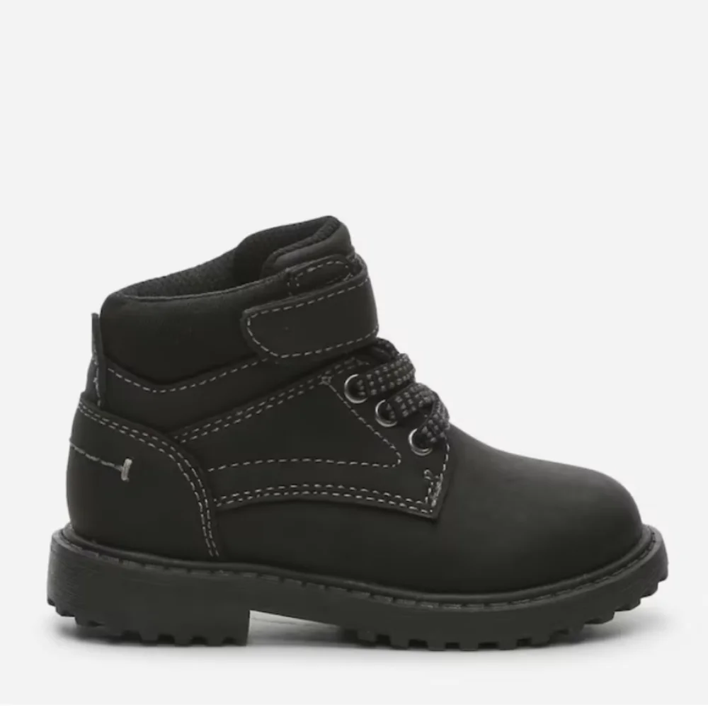 NIB Kids Lil Leon Boot Black Crown Vintage Size 6 Toddler